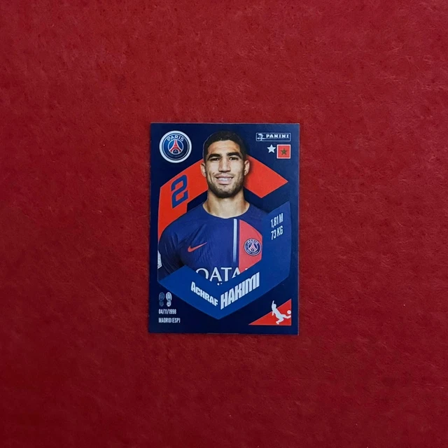 ACHRAF HAKIMIPSGSTICKERFIGURINAPANINI FOOTLIGUE 1 2023/2024N.337