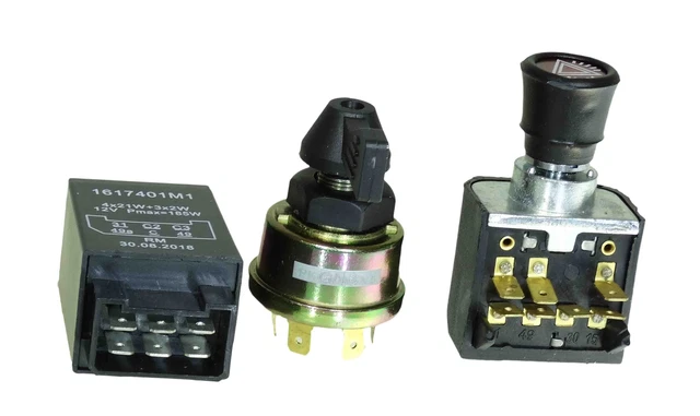 WARNBLINKSCHALTER BLINKRELAIS BLINKERSCHALTER Schlepper Bagger Traktor