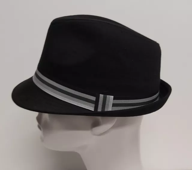 Cappello Trilby Cotone Estivo Nero Misura L/Xl