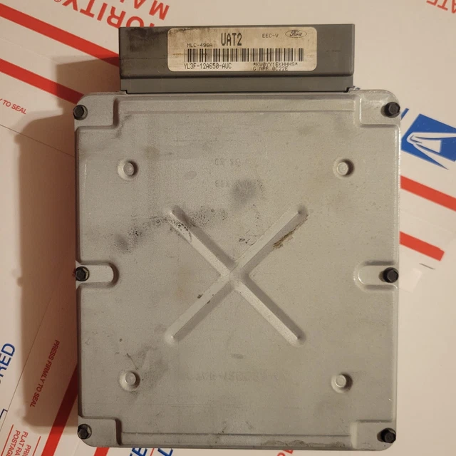 2001 FORD PICKUP F150 5.4L V8 Engine Control Module Computer Ecu Yl3F