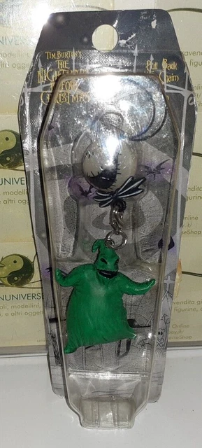NIGHTMARE BEFORE CHRISTMAS 2005 KEYRING STRAP JACK FIGUR GREEN BAU BAU halloween