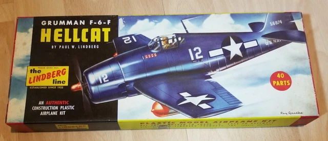 LINDBERG - Grumman F6F Hellcat -  maquette vintage RARE  1/72e