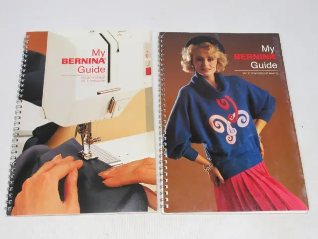 Genuine Original Bernina 1130 / 1120 Users Guide Instruction Manual Vol 1 & 2