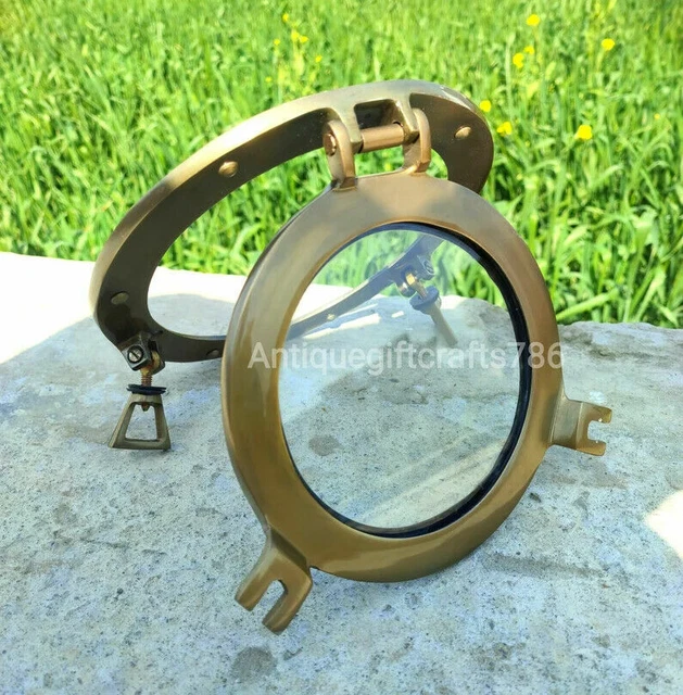 9 " Antik Messing Nautisch Maritim Schiff Boot Fenster & Wand Bullauge Büro