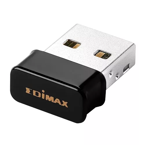 2-In-1 WiFi & Bluetooth 4.0 Nano USB Adapter Linux MacOS Win10 Edimax EW-7611ULB