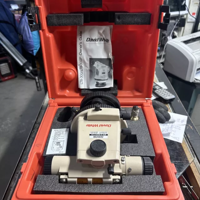 David White LT8-300 Model 8870 Universal Optical Level Transit in case