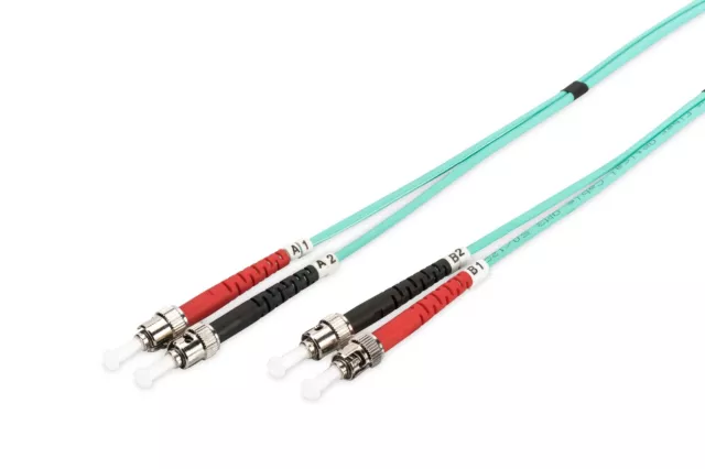 DIGITUS DK-2511-05/3 – Fibre Optic Cable OM3 – 5 m – ST to ST – Dupl (US IMPORT)