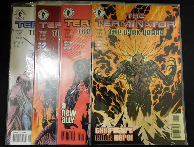 Terminator The Dark Years 1-4 Dark Horse Comic Set Complete Grant 1999 Vf/Nm
