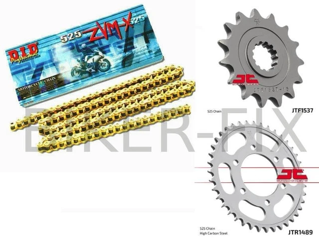 Ninja Zx10r Kawasaki ZX-12R Ninja '00-'06 Gold X-Ring Chain