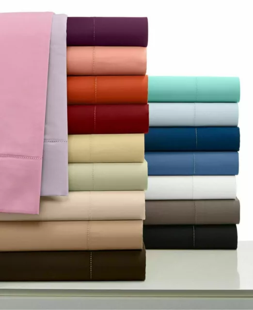 4pc Duvet Set+Fitted Sheet All UK Sizes & Solid Colours 1000 TC Egyptian Cotton 2