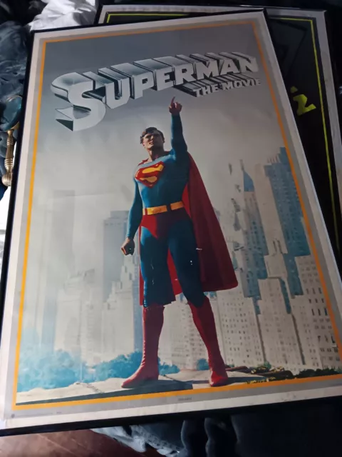 Original DC Comics Superman The Movie Poster 1978 23x36