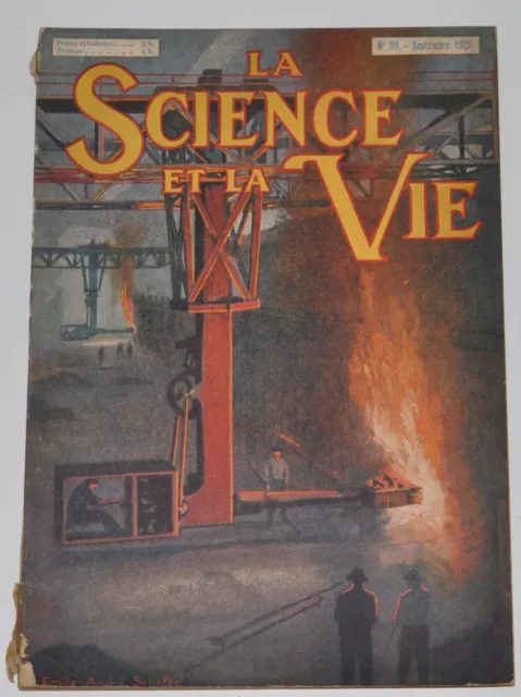 Revue La science et la vie n°99 septembre 1925