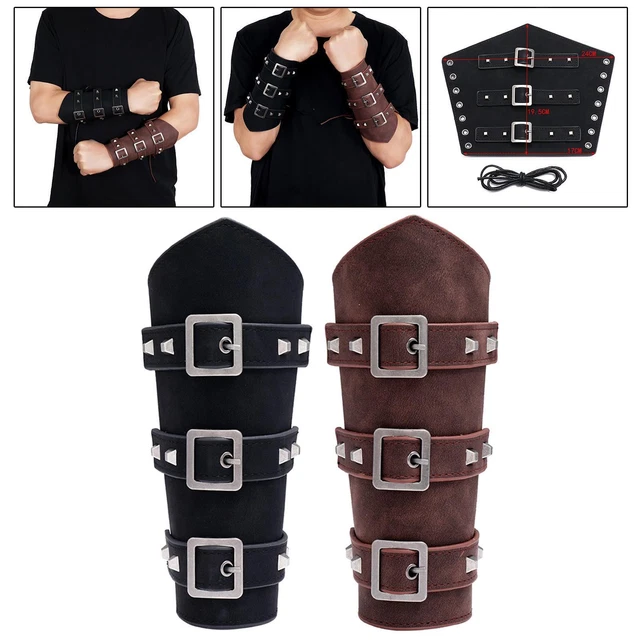 Protège-bras Médiéval Punk Accs Knight 1Pcs pour Halloween Soirée à Thème