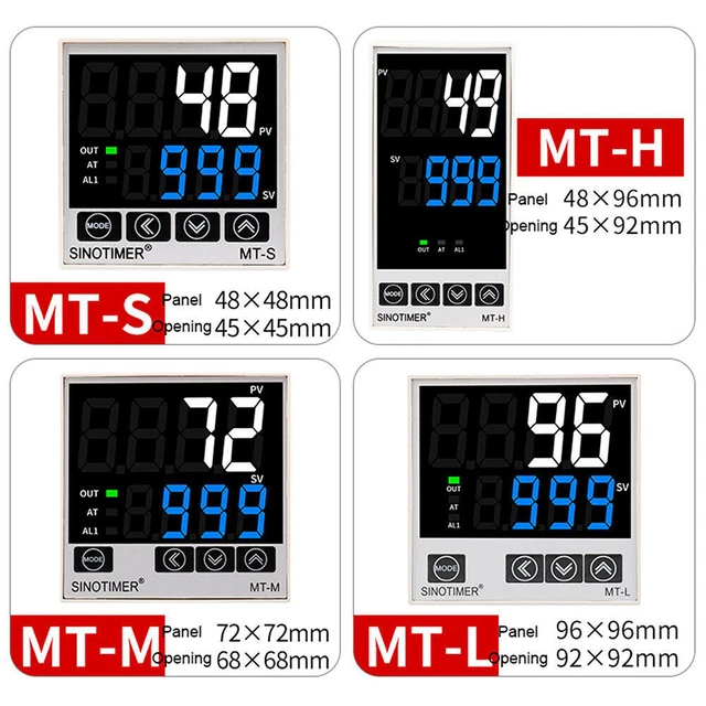 TQSKA Relè SSR a Doppia Uscita PID AC220V Regolatore di Temperatura