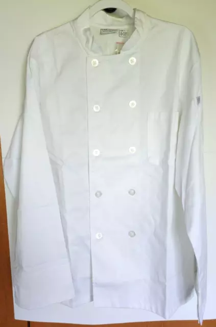 Chef Works Men's Springfield Chef Coat, White, Large