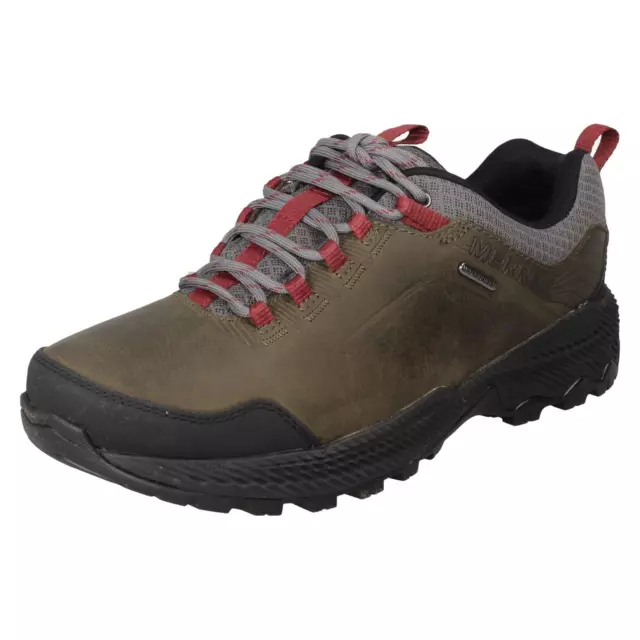 Hombre Merrell' Forestbound Wp ' J034777 Gris Nubuck con Cordones Zapatillas