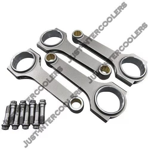 CXRacing H-Beam Conrod Connecting Rods W/ Bolts for Nissan 240SX KA24DE 165mm