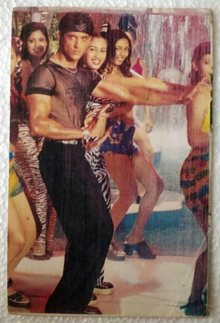 Bollywood India Actor Hrithik Roshan Rare old Original Post card Postcard Star