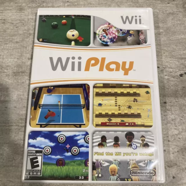 Wii Play Game Nintendo Wii 2007 CIB Complete with Manual