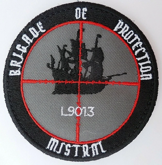 Patch Marine Nationale - Phare Mistral (ancien Modèle) - 90 Mm - Neuf