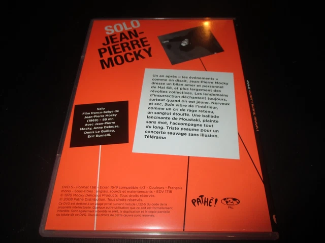 DVD "SOLO" Anne DELEUZE, Denis LE GUILLOU, Jean-Pierre MOCKY 2