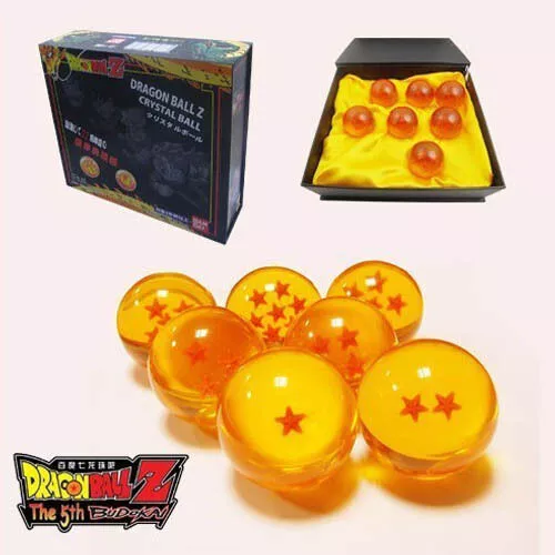 DragonBall Z Stars Set of 7pcs 4.5cm Replica Crystal Ball with Gift Box UK