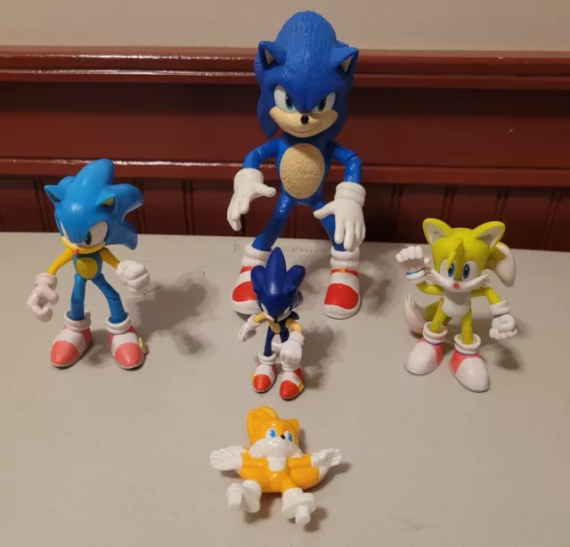 Mavin  Sonic the hedgehog 4 Figures Creepypasta Sonic.Exe Mexican bootleg  toy 5 SegA