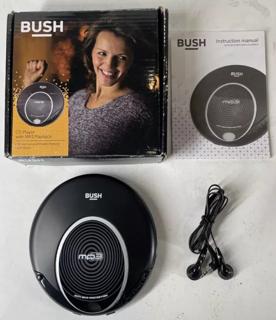 Bush MPCD-126 Jog Proof/Anti-Skip. Personal  CD/MP3  Player Working