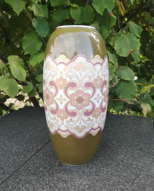 Schöne Alte Vase, Porzellan, Blumen Blumenvase