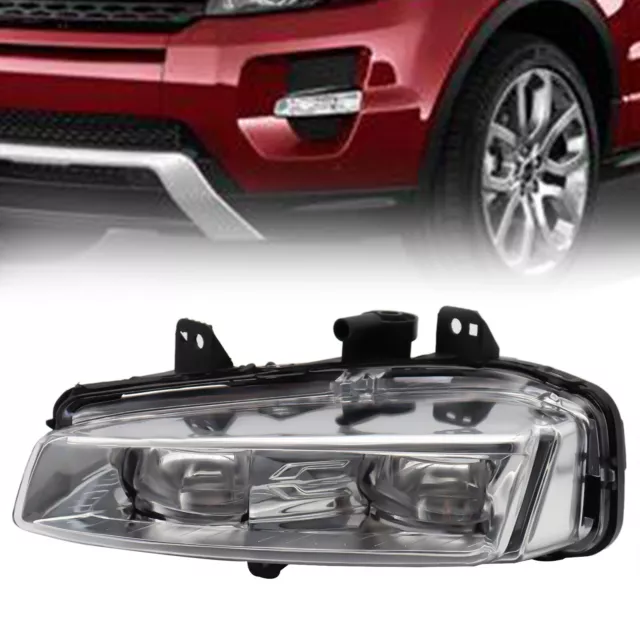 Left LED DRL Fog Light Front Bumper Lamp For Land Range Rover Evoque 2012-2015