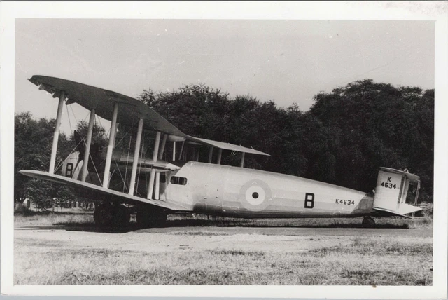 Vickers Valentia K4634 B City Of Lahore Vintage Photo Raf Royal Air Force 2