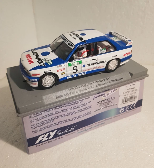 QQ 99084 FLY BMW M3 E30 Bassas Blaupunkt N5 R Valeo 89 Limitée Edition Voyage