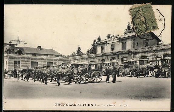 CPA Bagnoles-de-l'Orne, La Gare