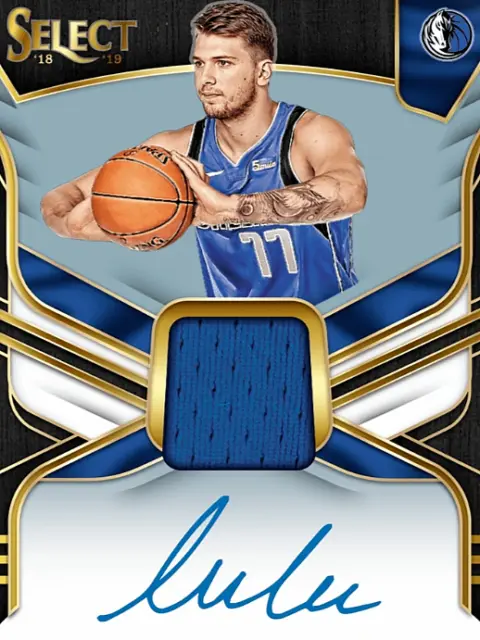 2018 Panini Select Rookie Patch Autograph RARE - LUKA DONCIC RC RPA Digital Card 2