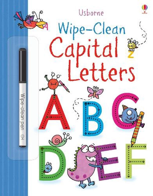 Wipe-clean Capital Letters by Jessica Greenwell (English) Paperback Book