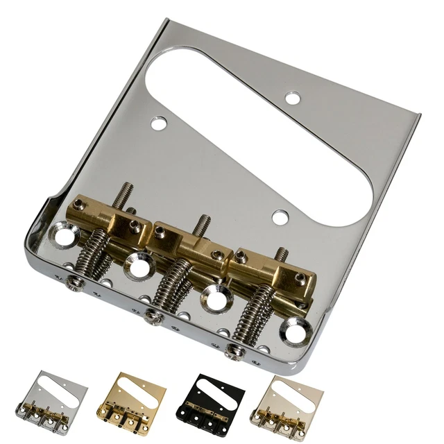 TELECASTER COMPATIBLE VINTAGE Ashtray Bridge Cutaway Sides + Brass