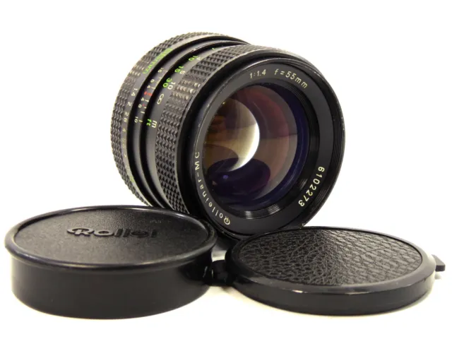 Rollei Rolleiflex Rolleinar Mc 55Mm F1.4 Qbm Fast Prime Lens - Excellent