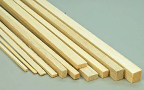 Balsa Wood quality Strip 900mm Long Packs of 5,10,15,20 Packed in Cardboard tube