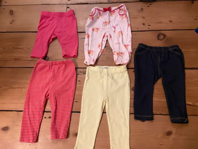 pacchetto leggings ragazze età 12-18 mesi ted fornaio next gap mamme e papà
