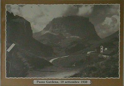 Cartoline alto Adige rifatte da originali anni30 passo gardena 