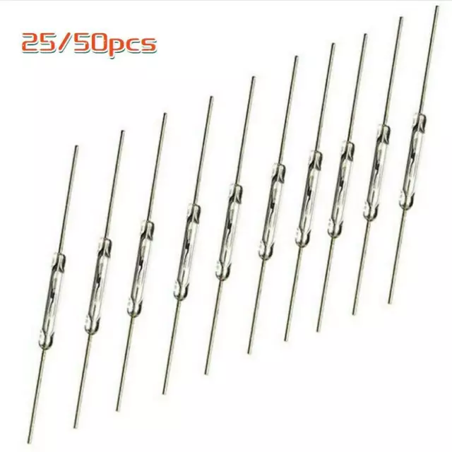 25-50pcs Y213 Reed Switch 10W Normally Open Magnetic Induction Switch 2 x14mm