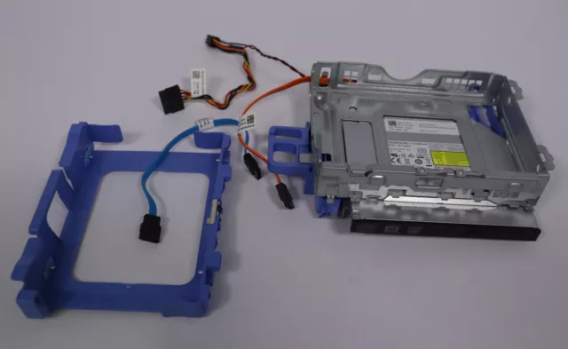 Dell Optiplex 3040 5040 7040 Hard Drive Caddy + Cage + DVD-RW + Cables