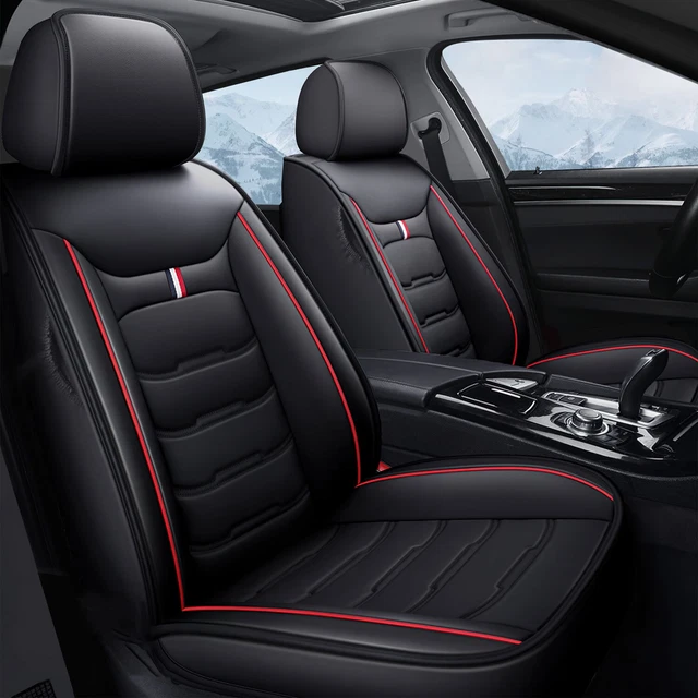 PU Leather Car 5 Seat Covers Protector Pad Cushion Full Surroud For Toyota Camry