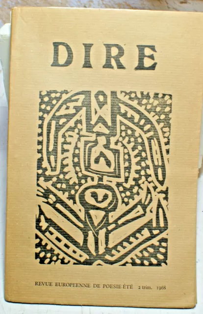 Art Brut/Poesie/Dire/N°6/1968/Chaissac/Dubuffet/J.vodaine/Typographie/Slovenie