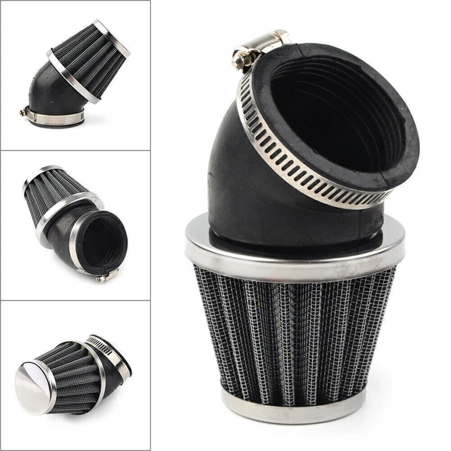 48mm Universal Moto Air Filter Cleaner Pit Dirt Bike For Honda Kawasaki Suzuki