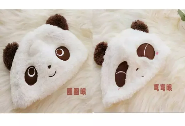 Cute Cartoon Animal Panda Bear Plush Fleece Hat Cap Beanie Costume Cosplay