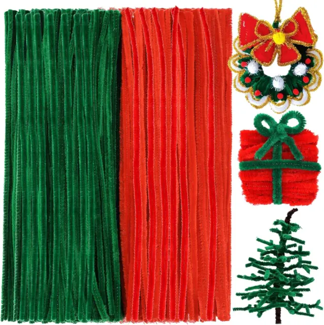 200 Pieces Pipe Cleaners,Craft Pipe Cleaners,Pipe Cleaners Chenille Stem, Pipe C