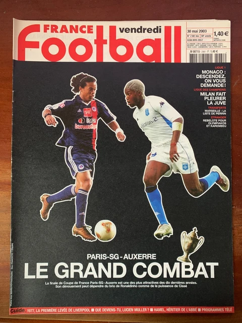 France Football N° Du 4 Septembre 1984 – Bordeaux-Nantes, Inter De Milan, France-Angleterre – Très Bon état