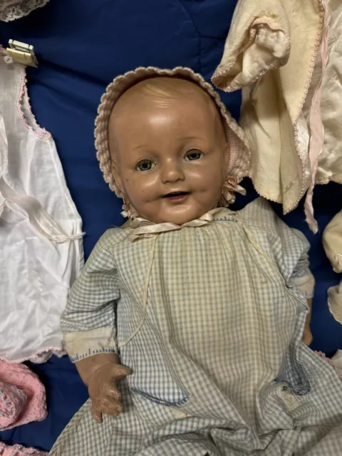Vintage Composition Baby Doll 20” Tall