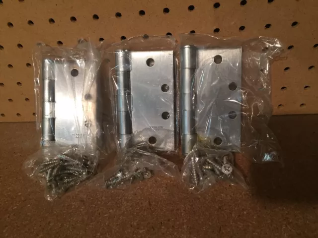 STANLEY 4.5" X 4.5" SIZE DOOR HINGE F179 26D (Three Hinges In Box)